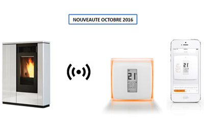 Thermostat connecté et intelligent pour votre poêle à granulés