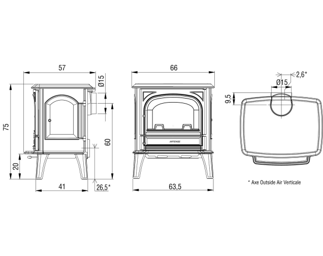 Plan et cotes du Artense Heritage