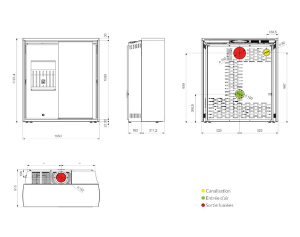 Dessins techniques REVERSE-S