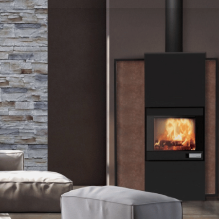 poêle mixte foghet salon