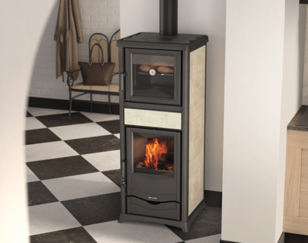 Poêle à Bois Rosella Plus Evo Forno entree