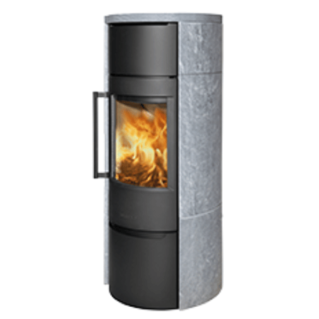 Poele bois Luma 6 pierre et ceramique