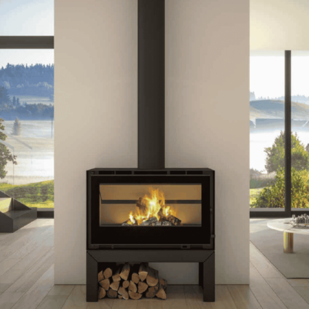 Poêles à bois Cristal 88 en situation