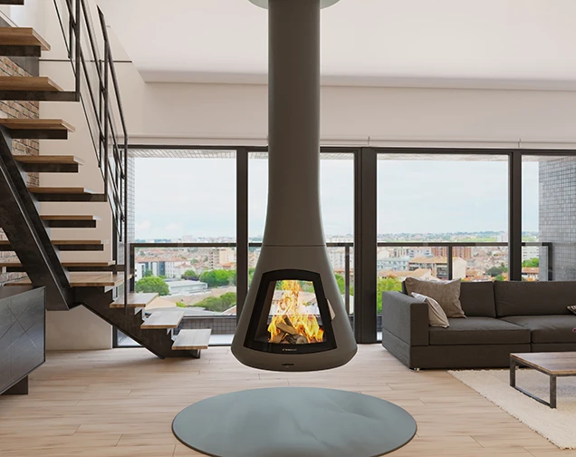 cheminée design Calista