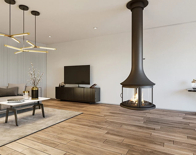 cheminée design léa 998