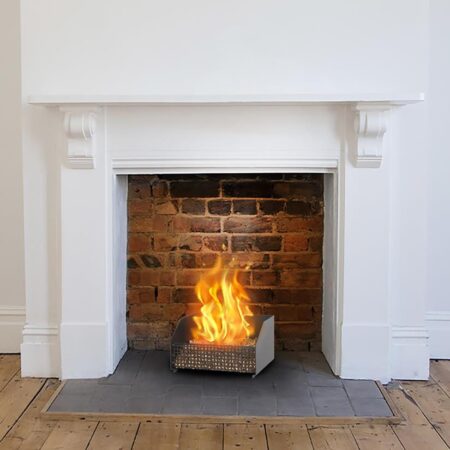 foyer à granulé fop100e13 au sein d'une cheminée