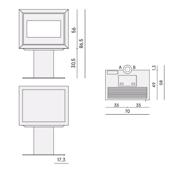 plan poele à granulés quasimodo 9 up twin