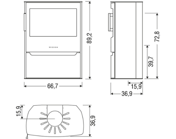 Poêle à bois Maxi 4 – Image 3