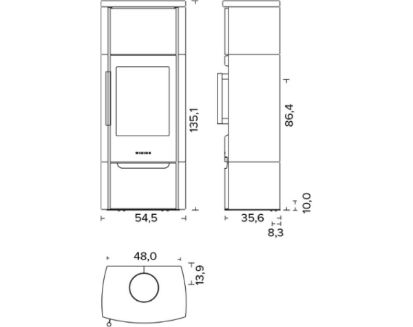 plan poele bois miro 6 habillage pierre