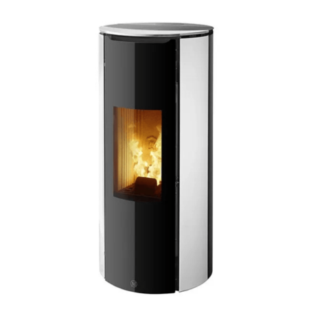 poêle à granulés Chrissie blanc