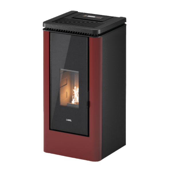 poêle à granulés Icon Plus 9 rouge