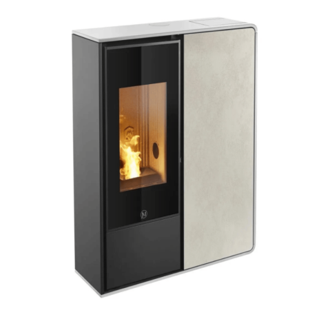 poêle à granulés Idea2 Frontale ivoire