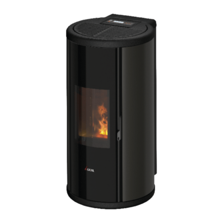 poêle à granulés Sound 7 PS sur fond blanc