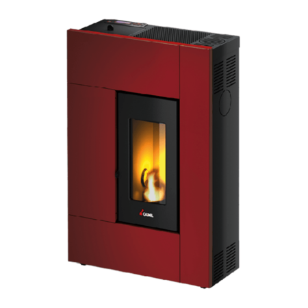 poêle à granulés Spirit 5 rouge