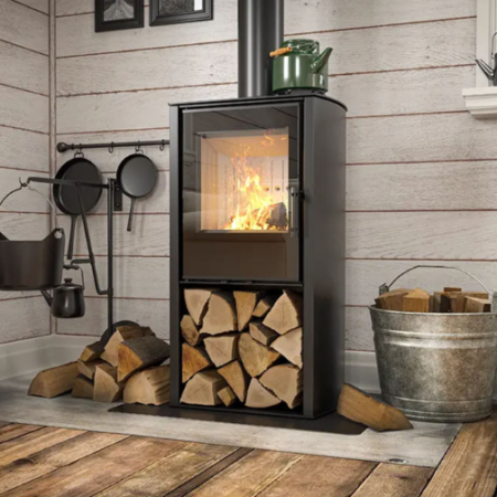 Poêle bois cane s Hitze