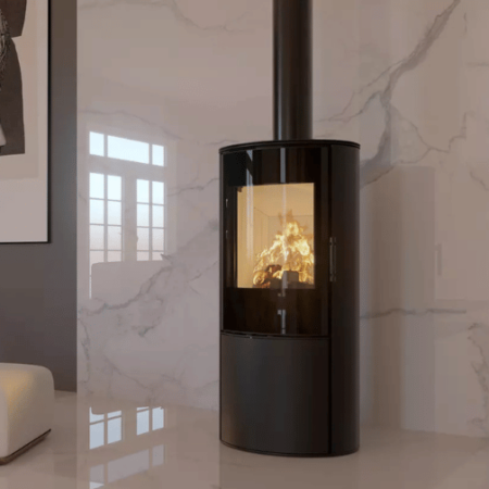 Poêle à bois Ellisse S dans une maison