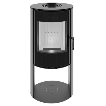 poele bois ellisse SB de face