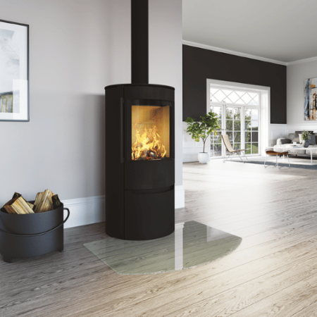 poele bois luma 4 dans salon