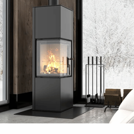 Poele bois Siga hitze dans salon