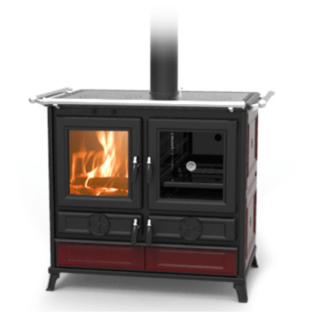 poele bois viola evo bordeaux