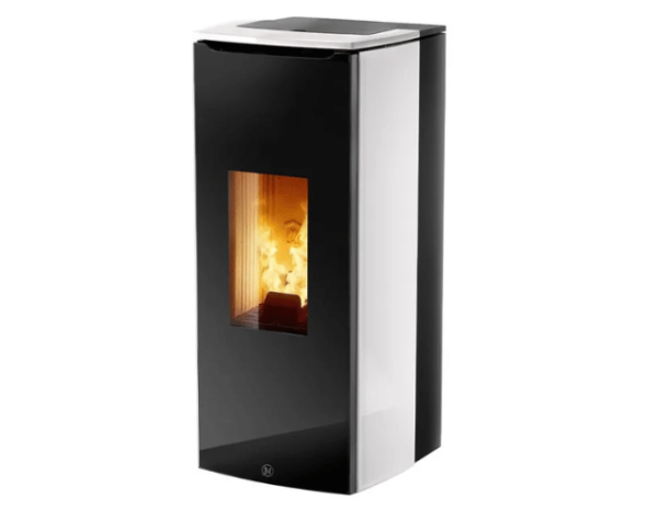 poele granules Odette blanc