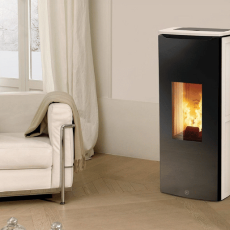 poele granules Odette dans un salon