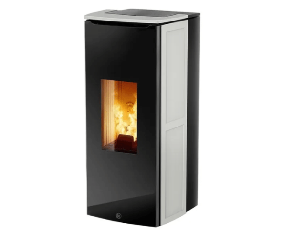 poele granules Odette gris clair