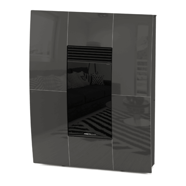 Poêle à granulés Compact Glass Hybrid anthracite