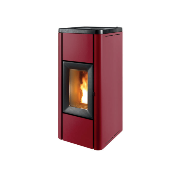 Poêle à granulés Mida Air 8 XUP bordeaux