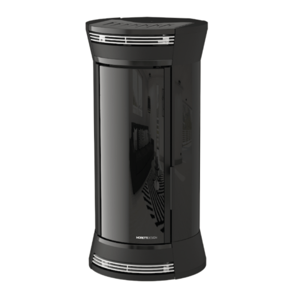poêle à granulés Clessidra verre noir