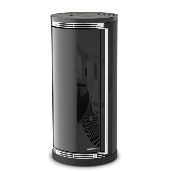poele a granulés Ergonomic Hybrid noir