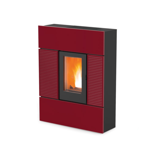 poêle à granulés Ray Comfort Air 8 XUP bordeaux ceramique