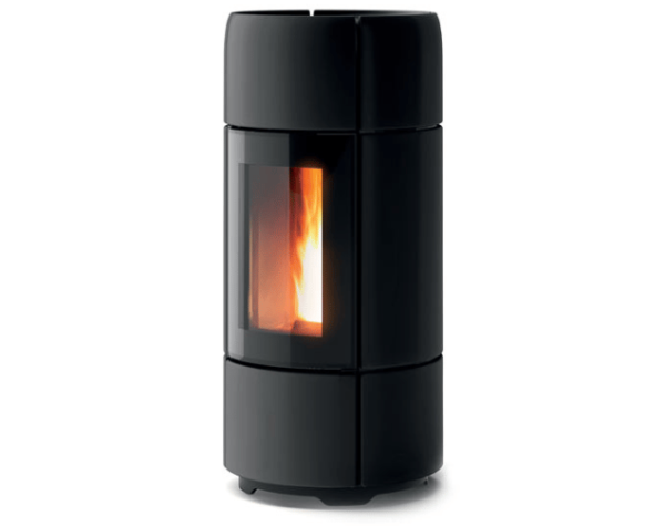 poele granules curve noir