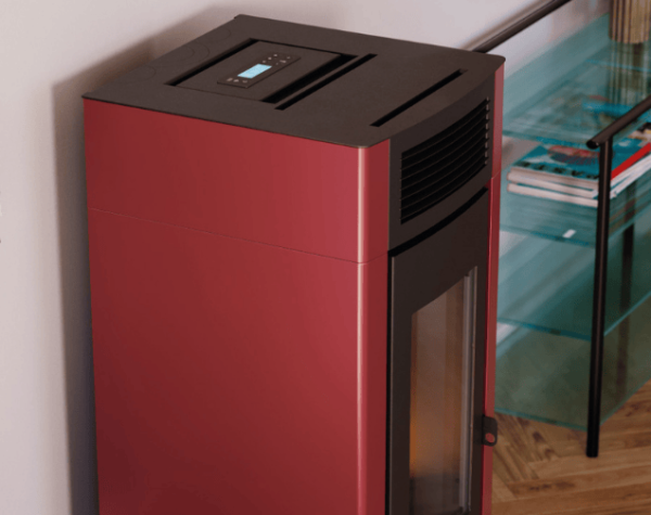dessus du poêle à granulés cristal 9 airtech