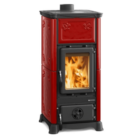 poele à bois nordicala emiliana rouge
