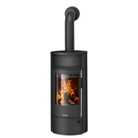 poele a bois oranier polar neo 8 acier noir