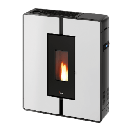 poele a granulés tile plus 9 blanc