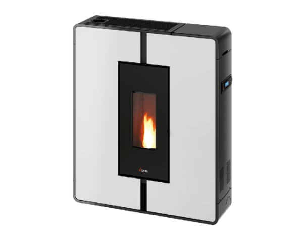 poele a granulés tile plus 9 blanc