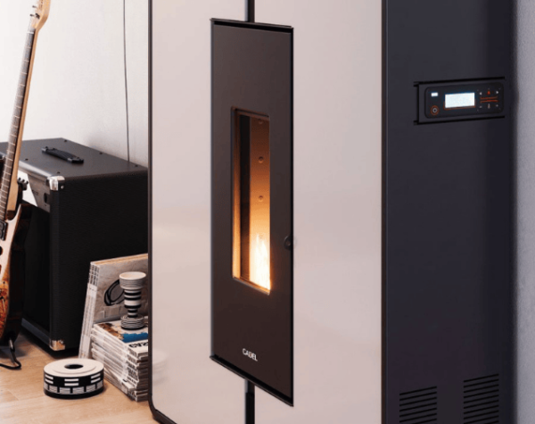 poele a granulés tile plus 9 de côté