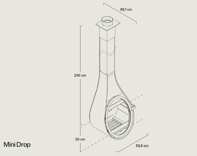 schéma cheminée mini drop